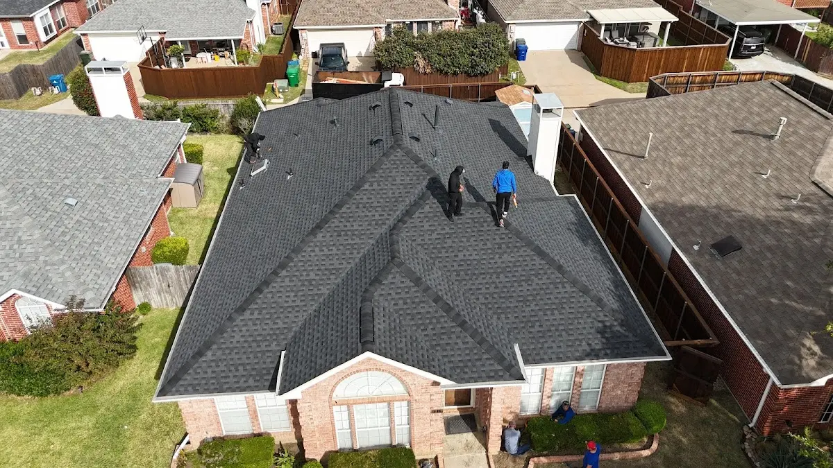 Slate & Tile Roof Repair work in progress on a Clemson University property